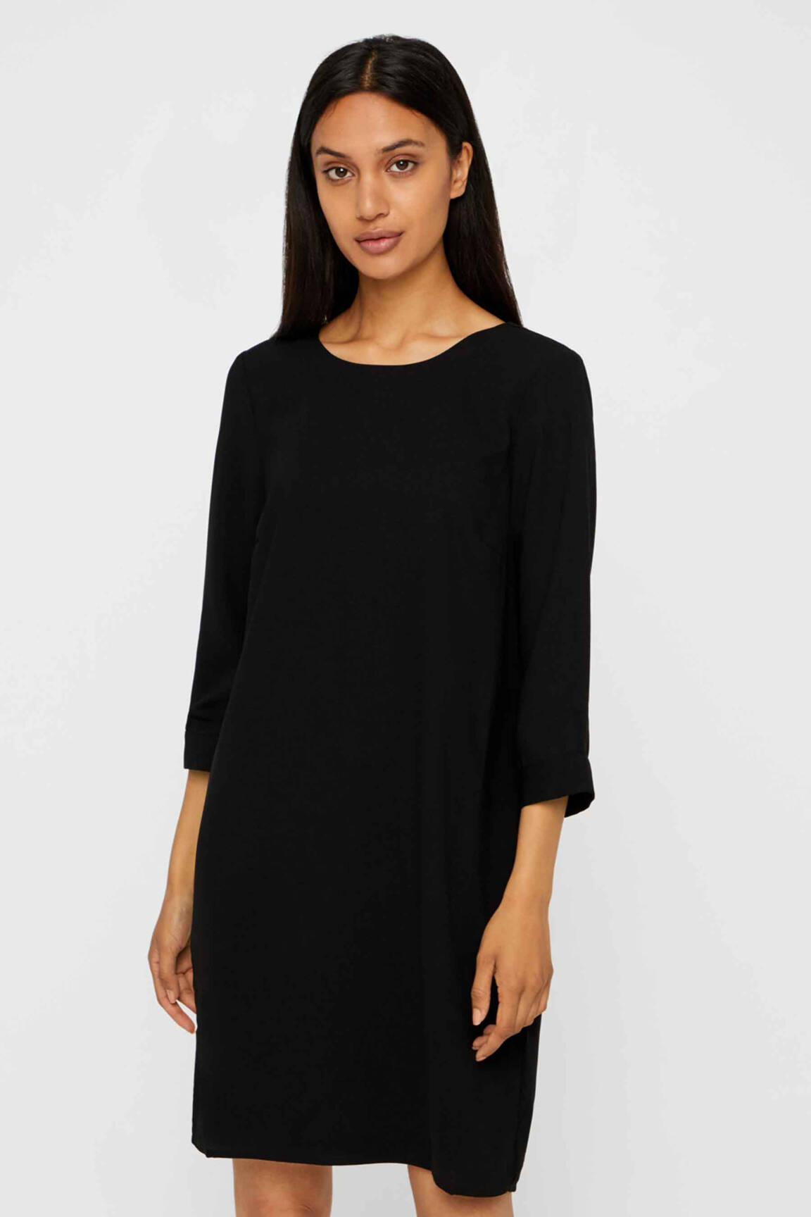 Pusilgių suknelė juodas VERO MODA moteris