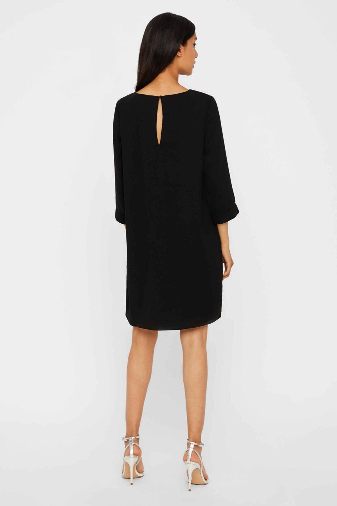 Pusilgių suknelė juodas VERO MODA moteris