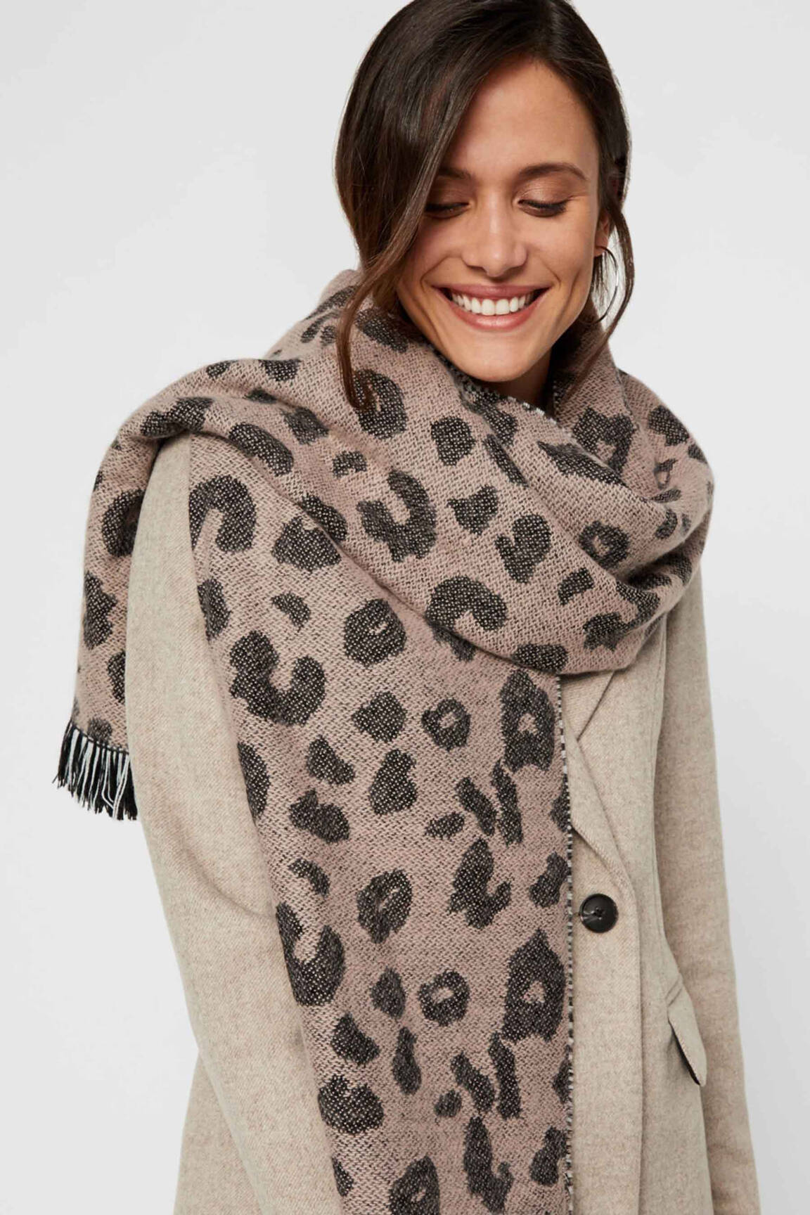 Šalikas rožinė VERO MODA moteris