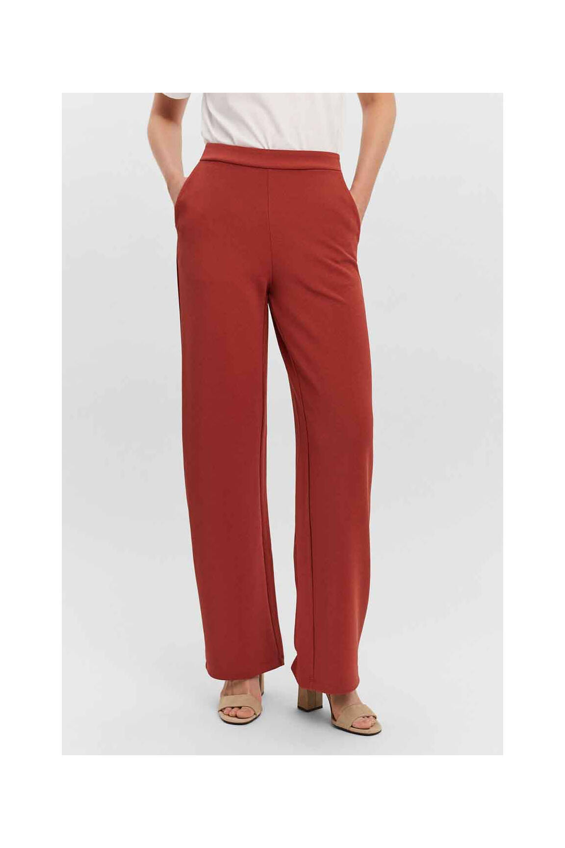Platus kelnes raudona VERO MODA moteris