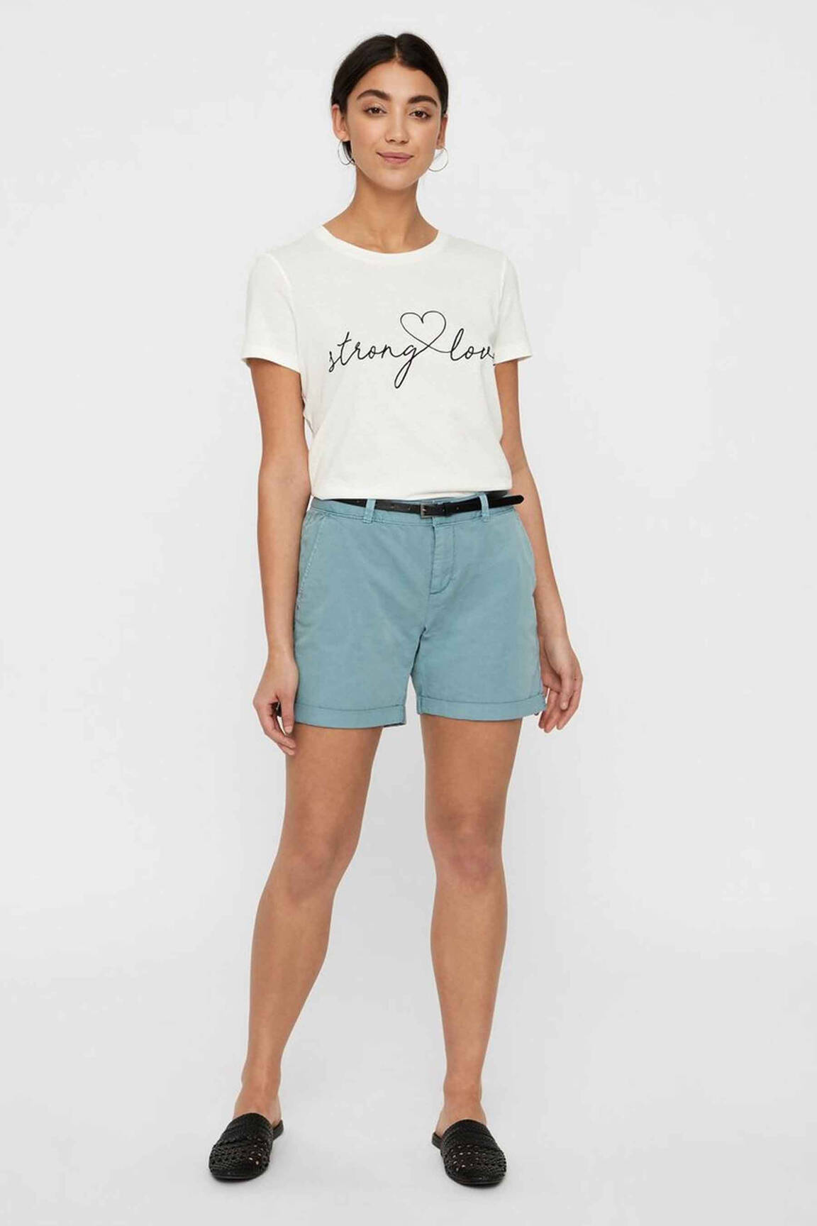 Šortas mėlyna VERO MODA moteris