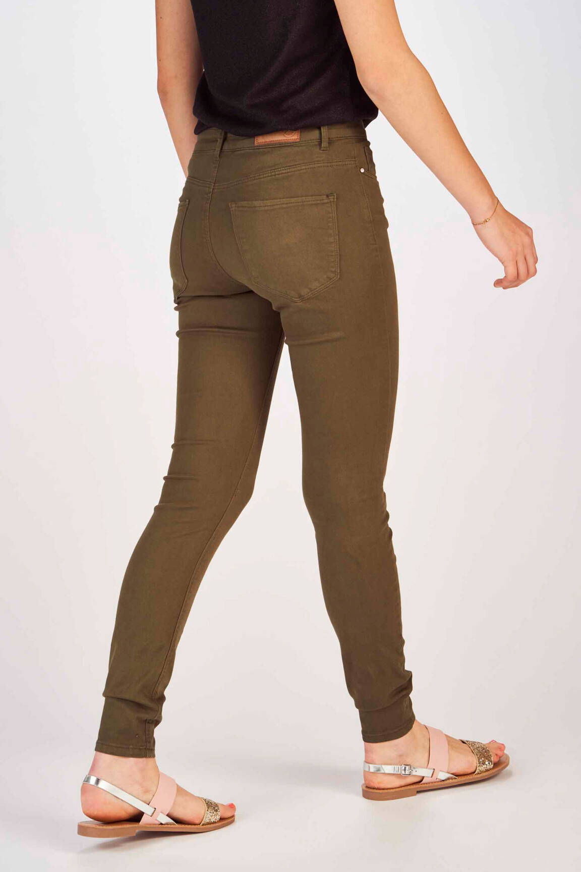 Lieknos džinsai žalias VERO MODA moteris