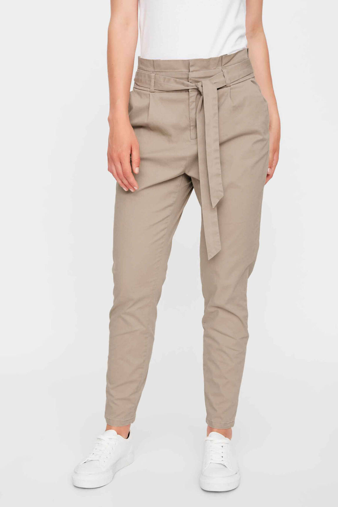 Lieknos kelnės sidabrinė VERO MODA moteris