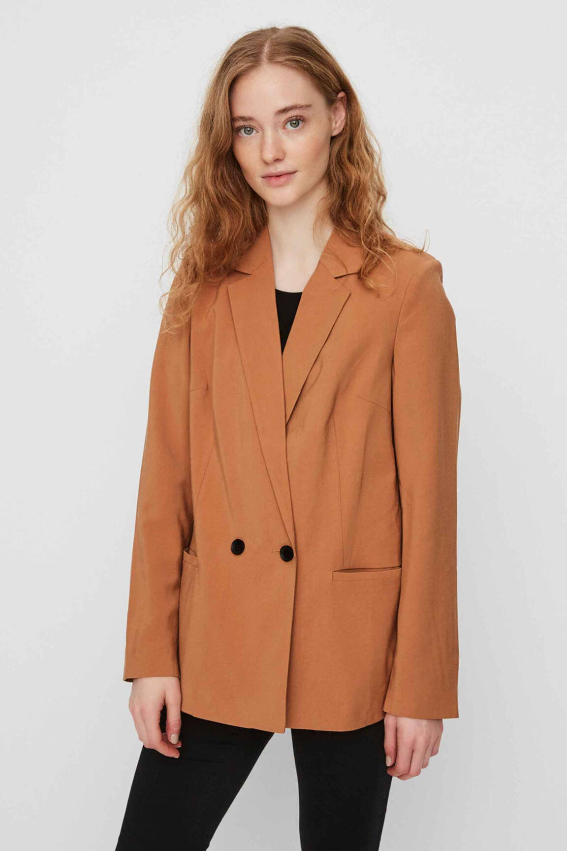 Švarkas rudas VERO MODA moteris