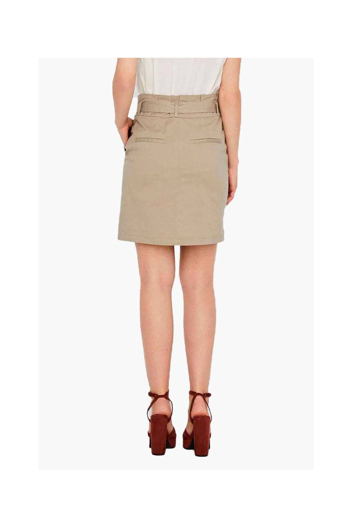 Trumpas sijonas sidabrinė VERO MODA moteris