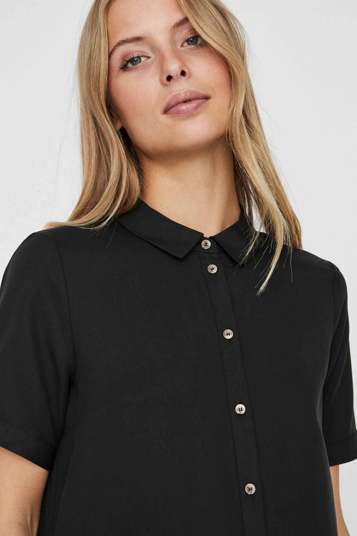 Trumpa suknelė juodas VERO MODA moteris