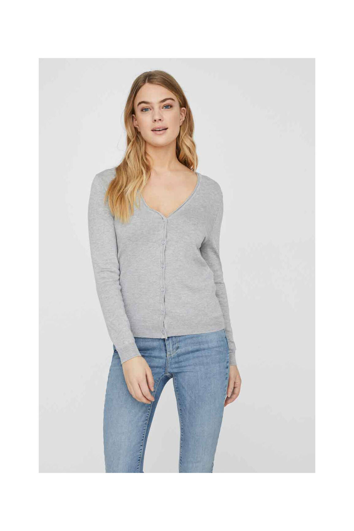 Ilgų rankovių liemenė pilka VERO MODA moteris