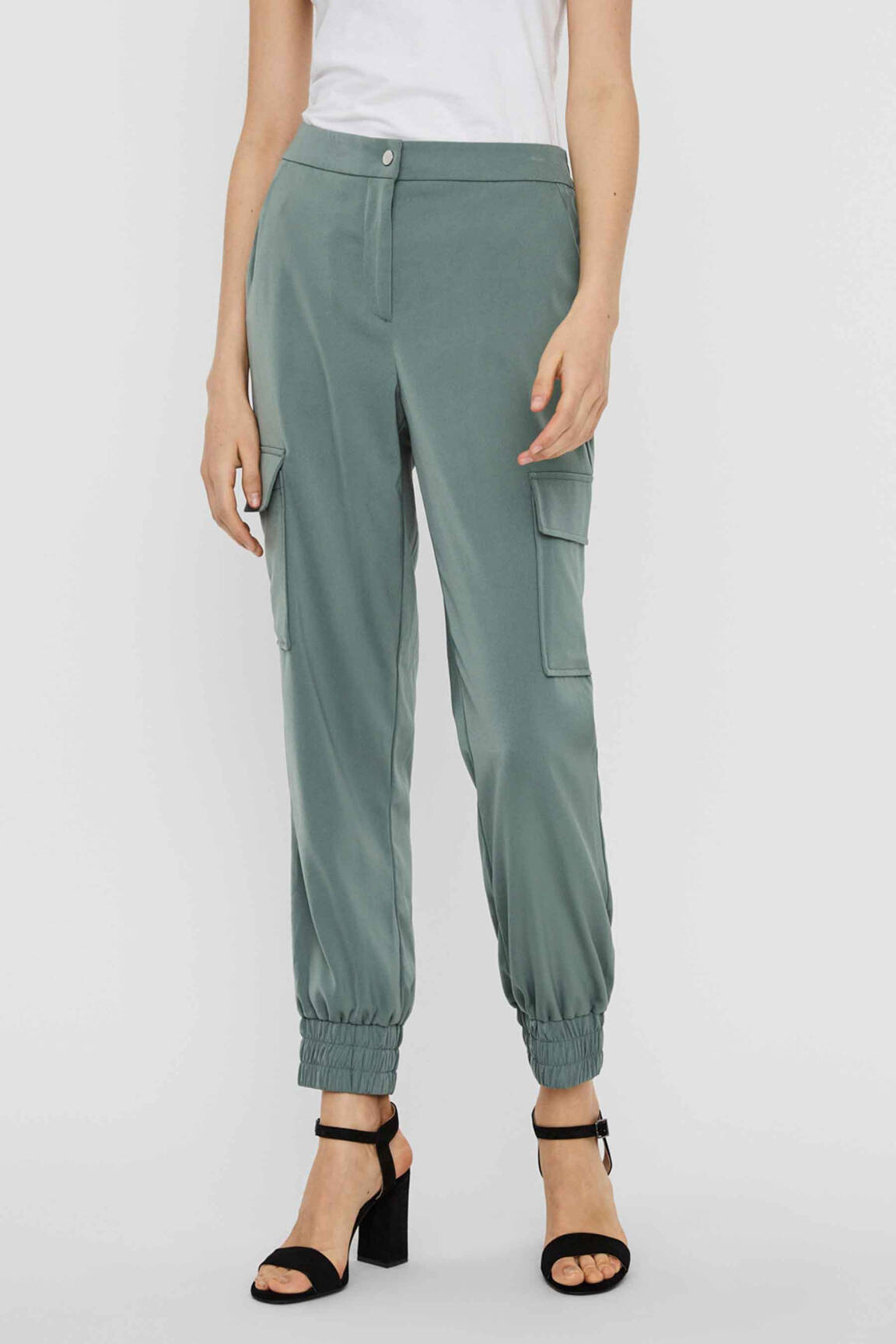 Kargo kelnė žalias VERO MODA moteris