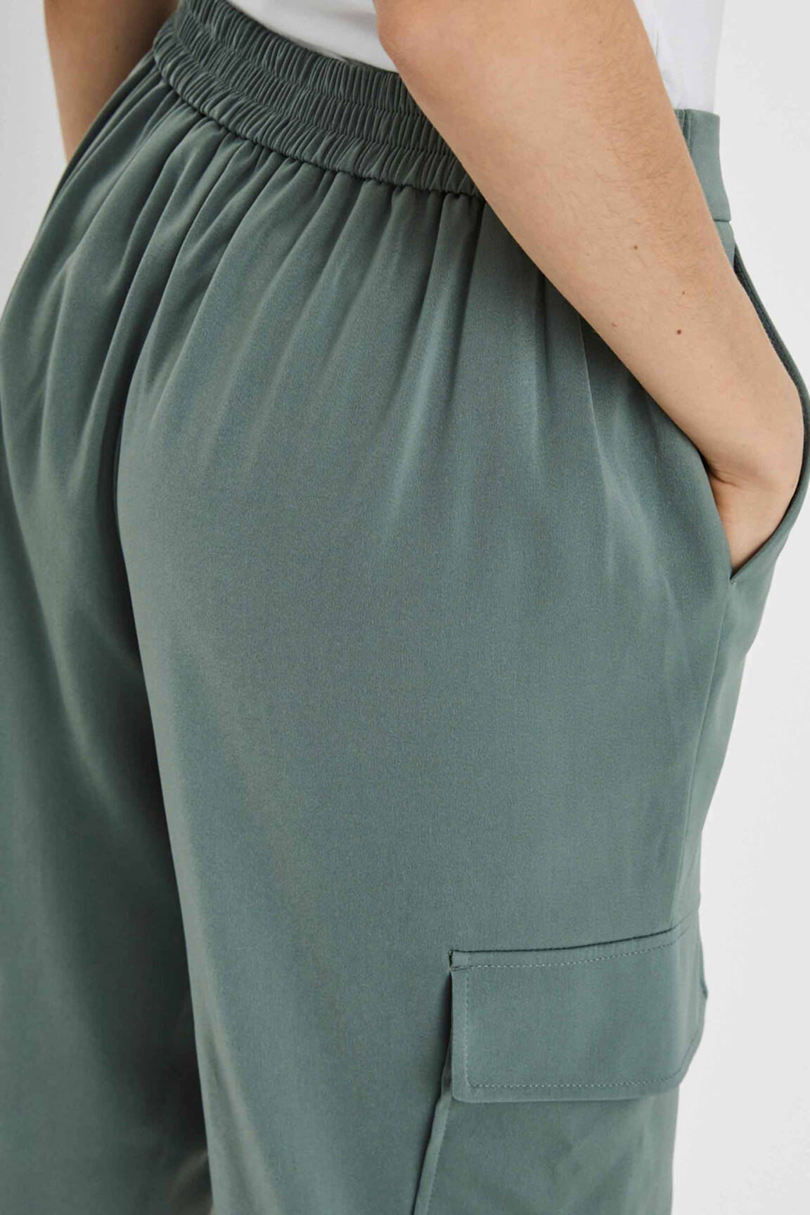 Kargo kelnė žalias VERO MODA moteris