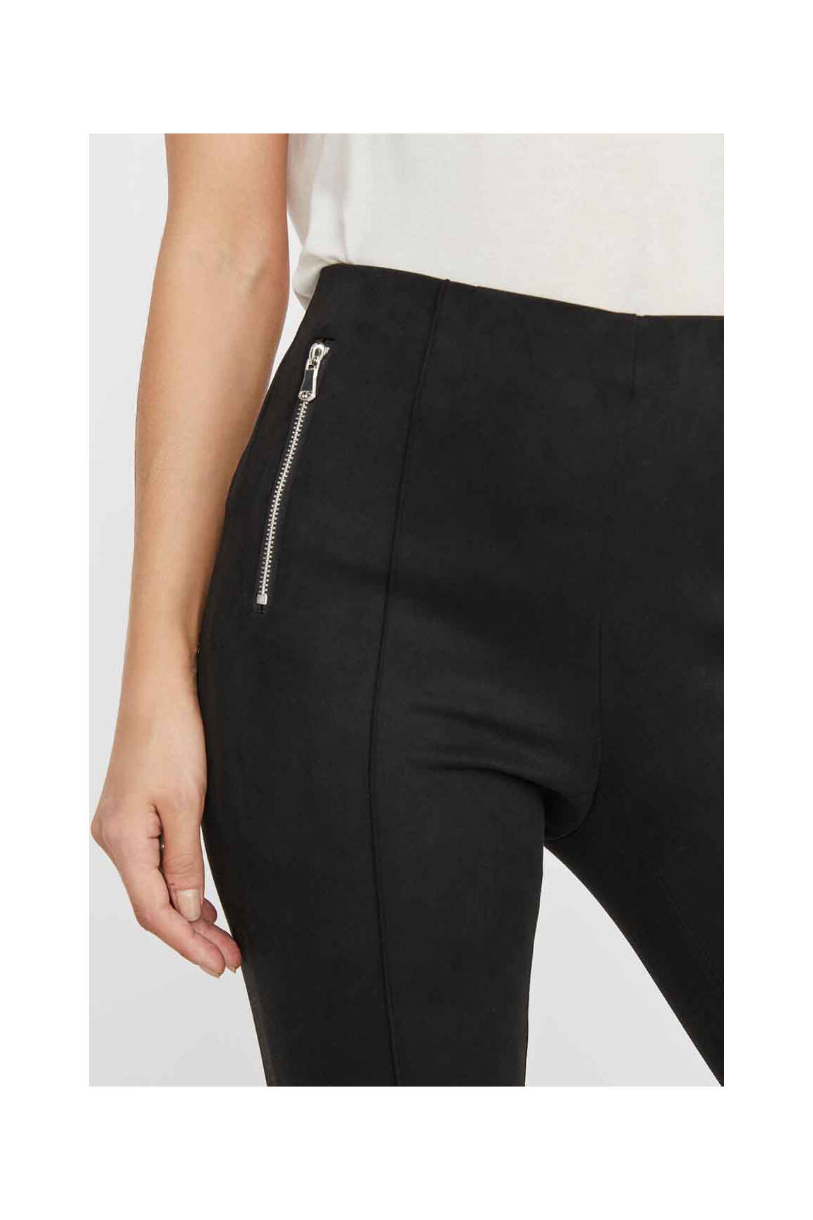 Lieknos kelnės juodas VERO MODA moteris