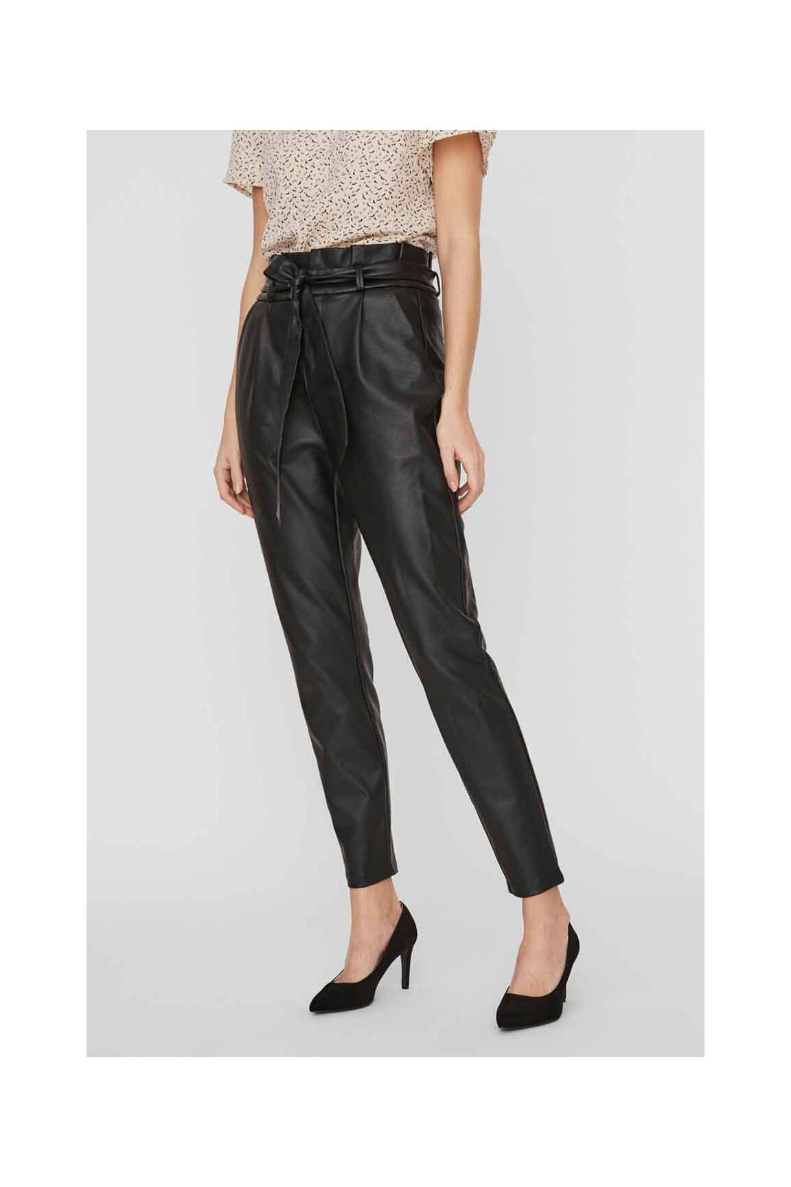Lieknos kelnės juodas VERO MODA moteris