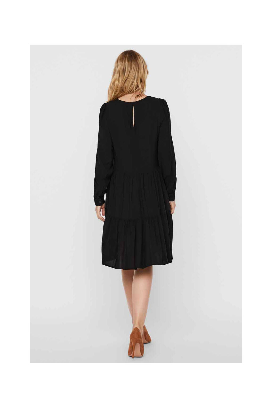 Trumpa suknelė juodas VERO MODA moteris