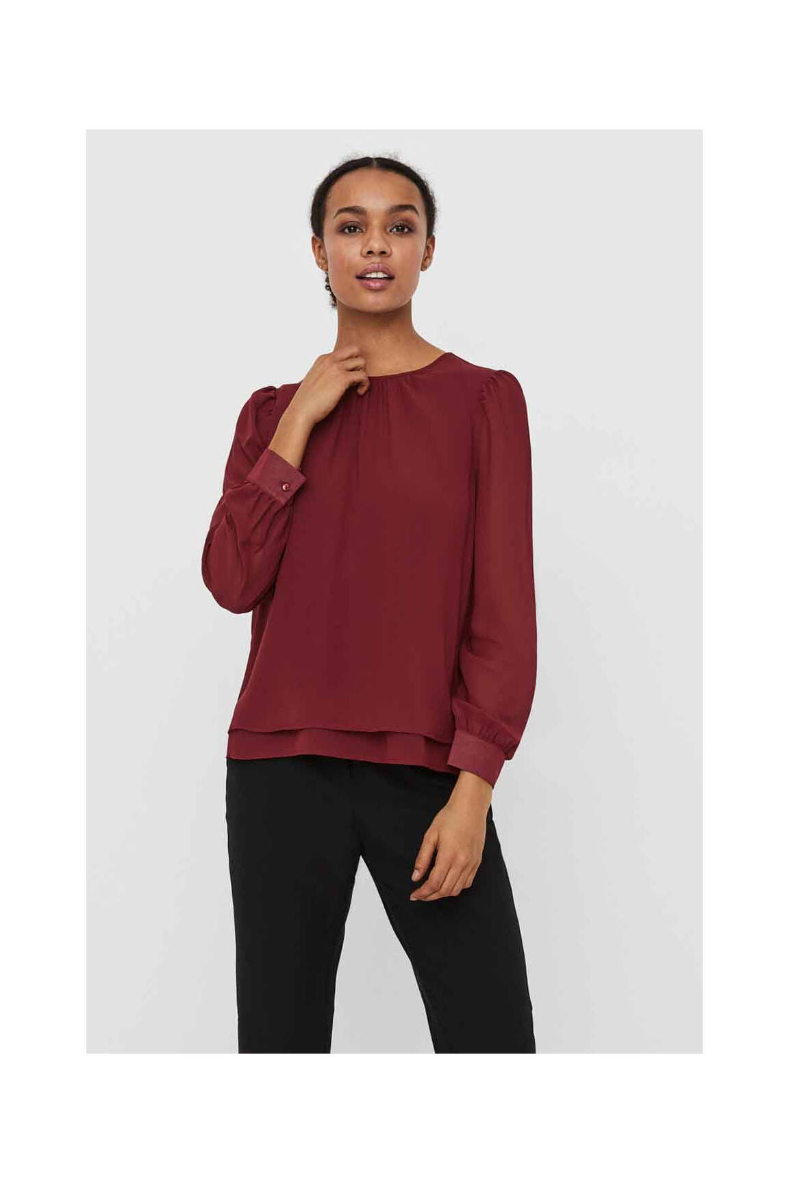 Moteriškas marškinys raudona VERO MODA moteris