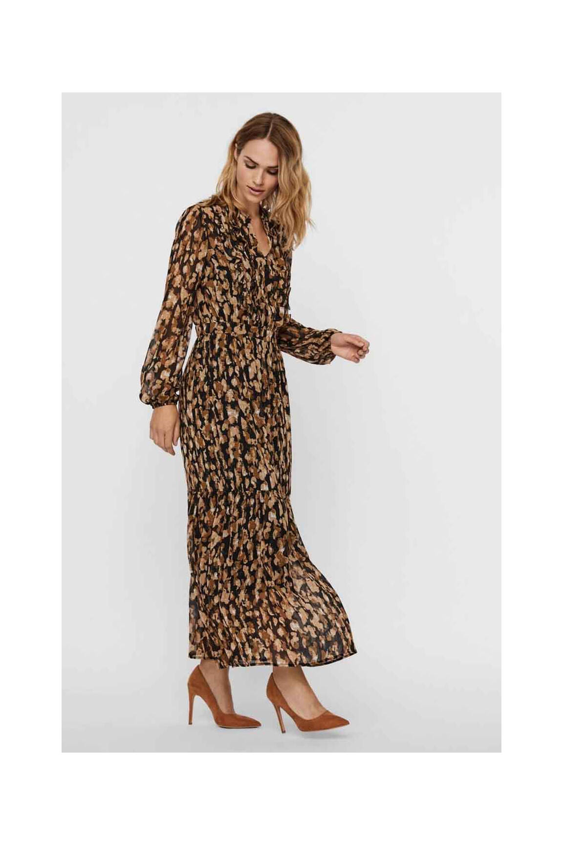 Ilga suknelė juodas VERO MODA moteris