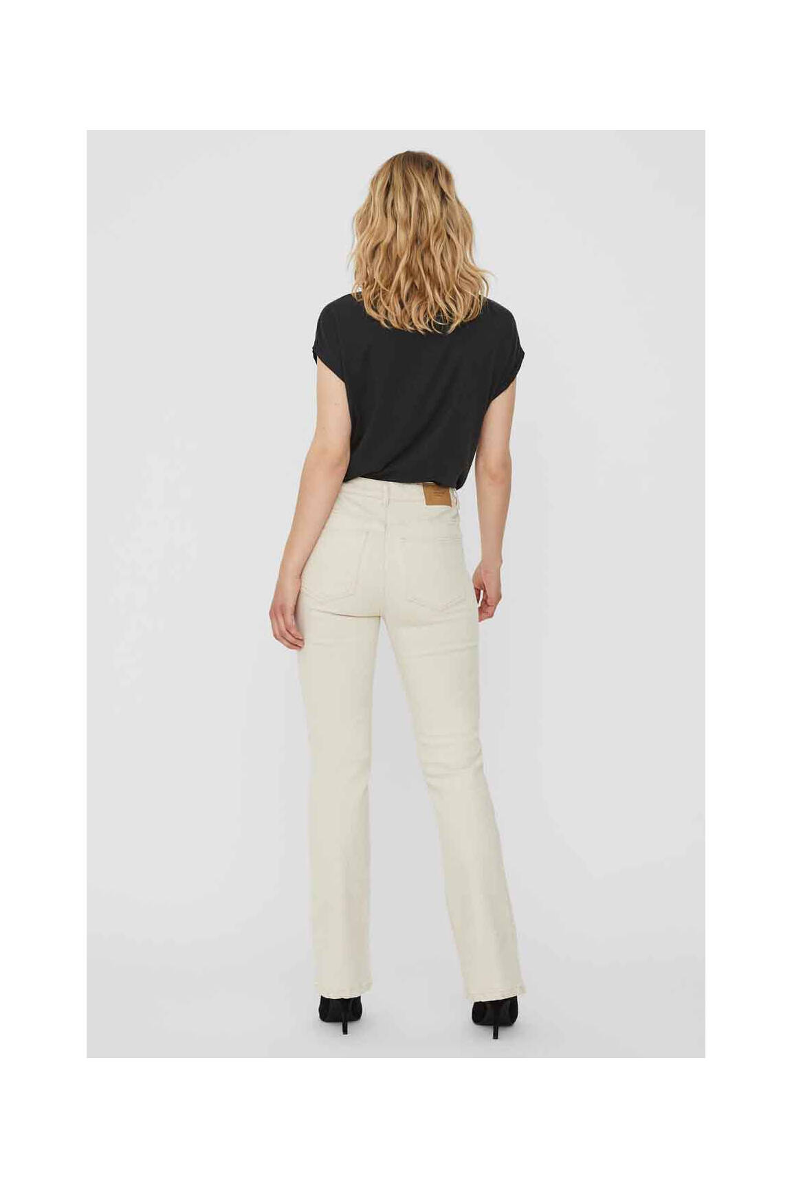 Flare tipo džinsai baltas VERO MODA moteris