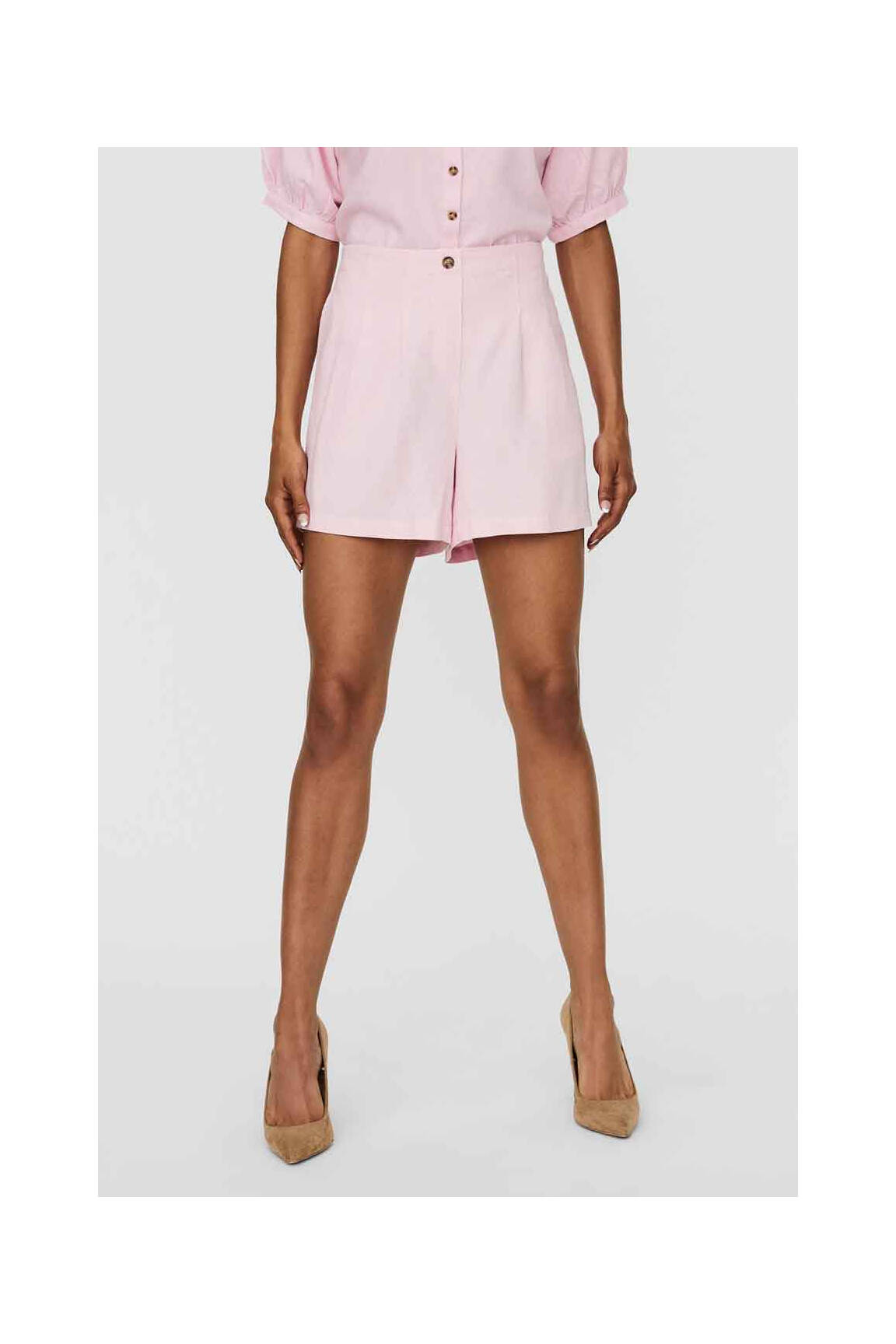 Šortas rožinė VERO MODA moteris