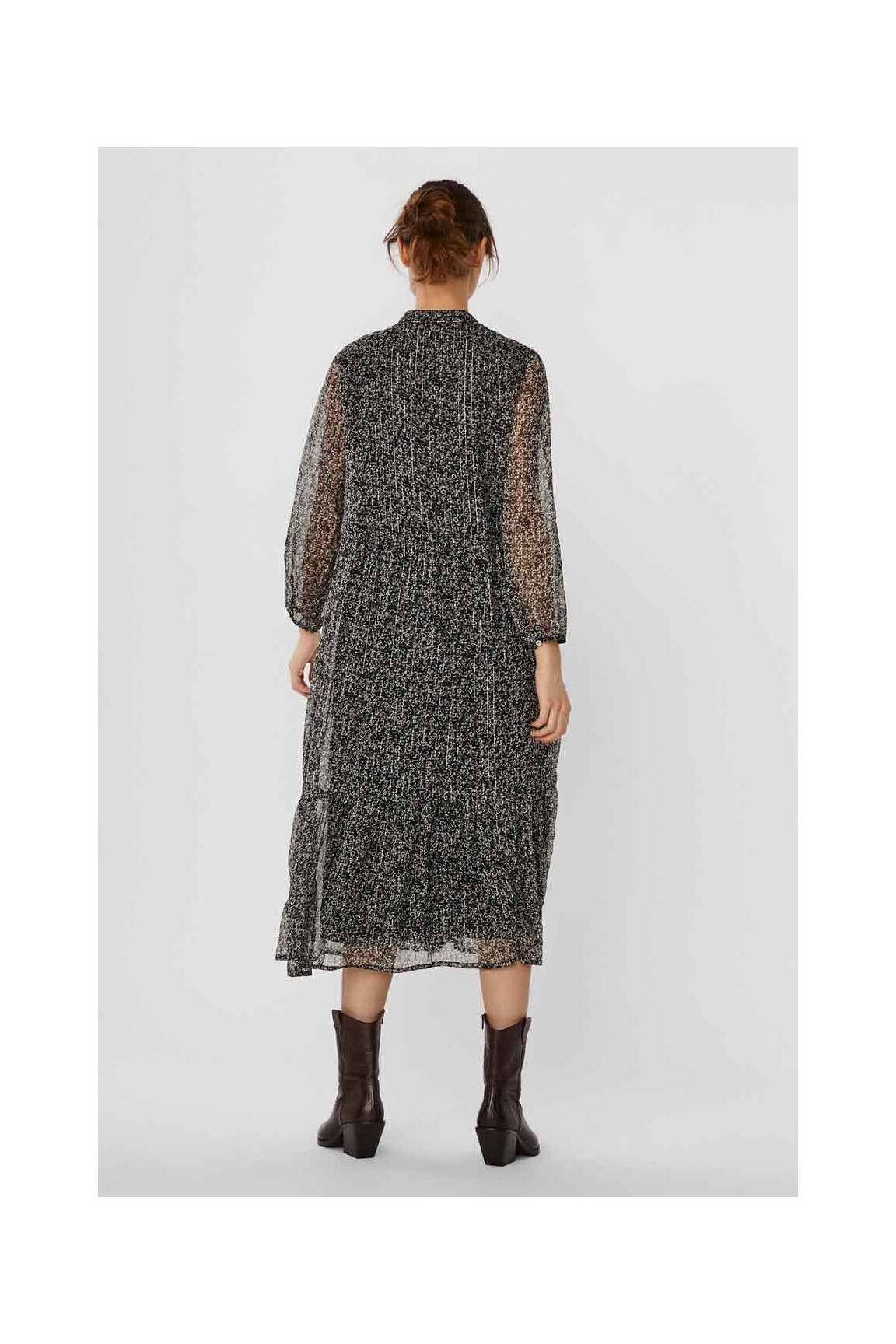 Ilga suknelė juodas VERO MODA moteris