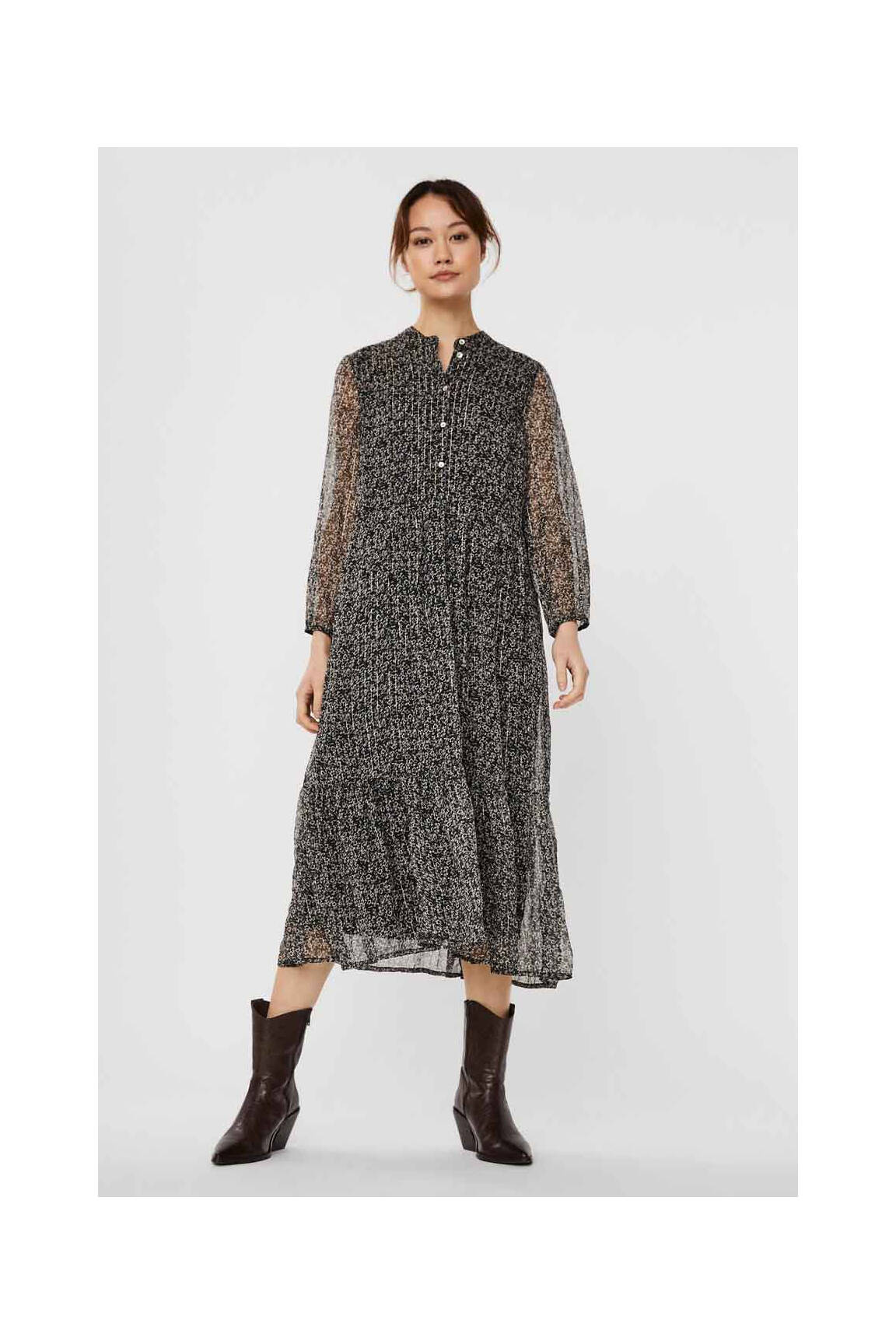 Ilga suknelė juodas VERO MODA moteris