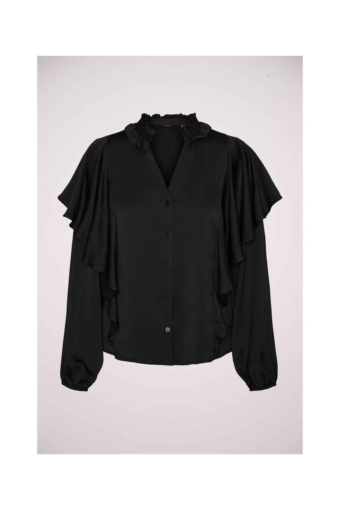 Moteriškas marškinys juodas VERO MODA moteris