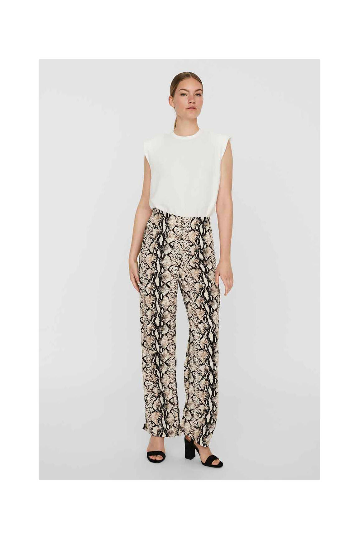 Tiesi kelnė bežinis VERO MODA moteris