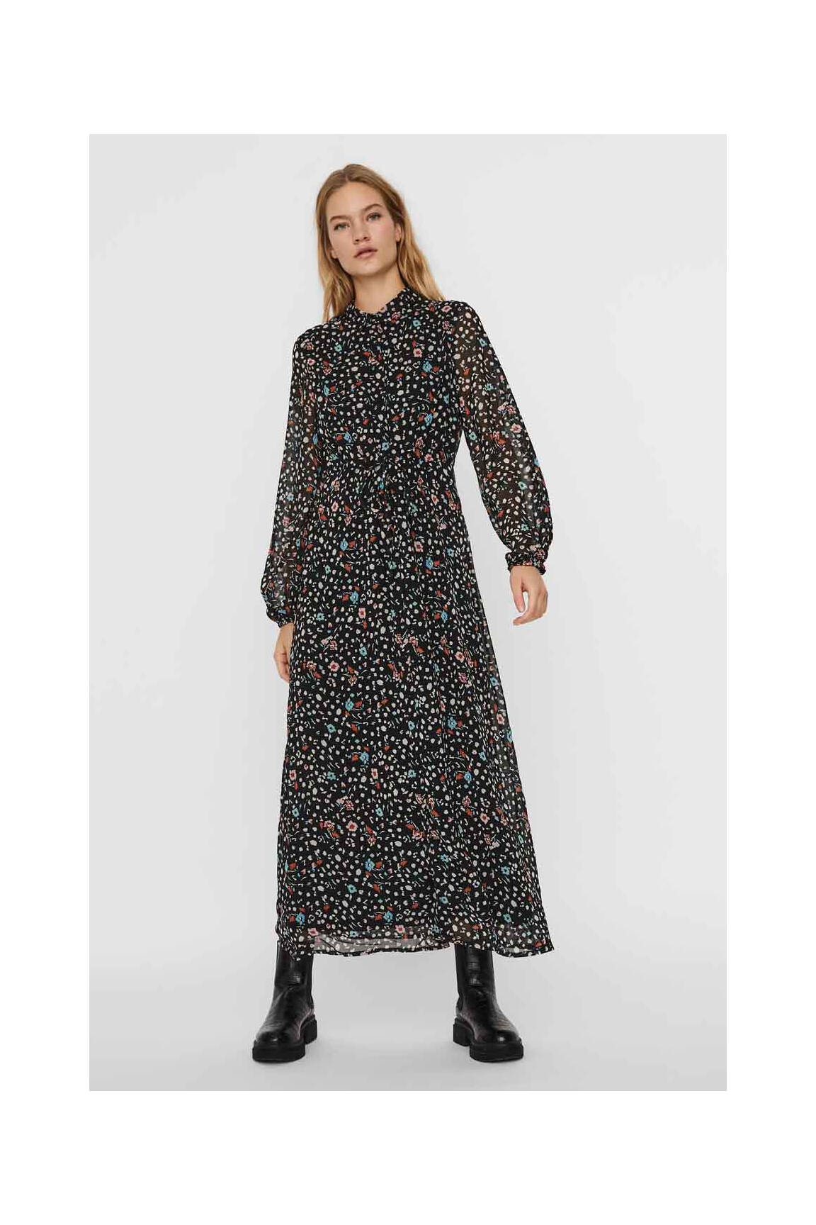 Ilga suknelė juodas VERO MODA moteris