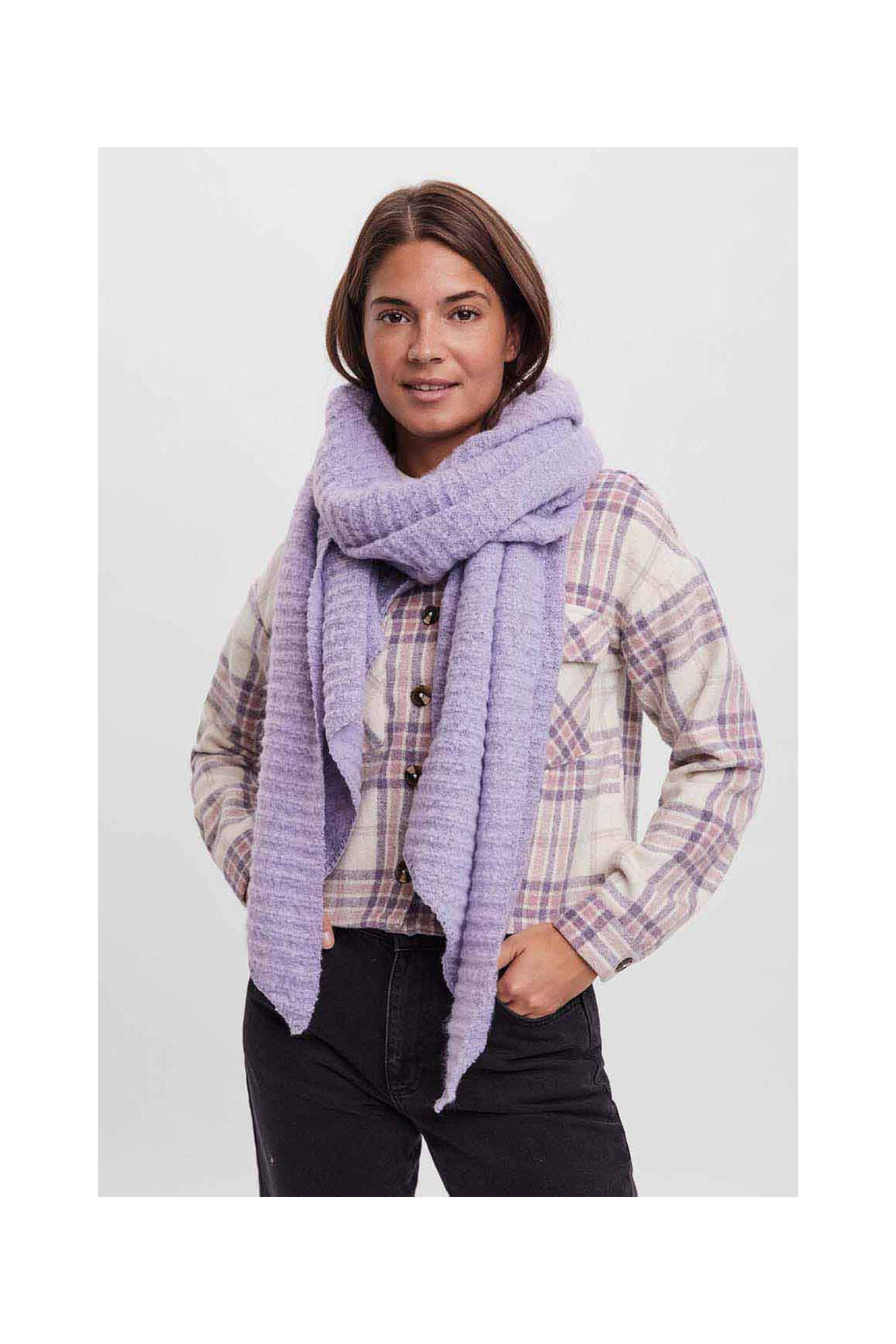 Šalikas violetinis VERO MODA moteris