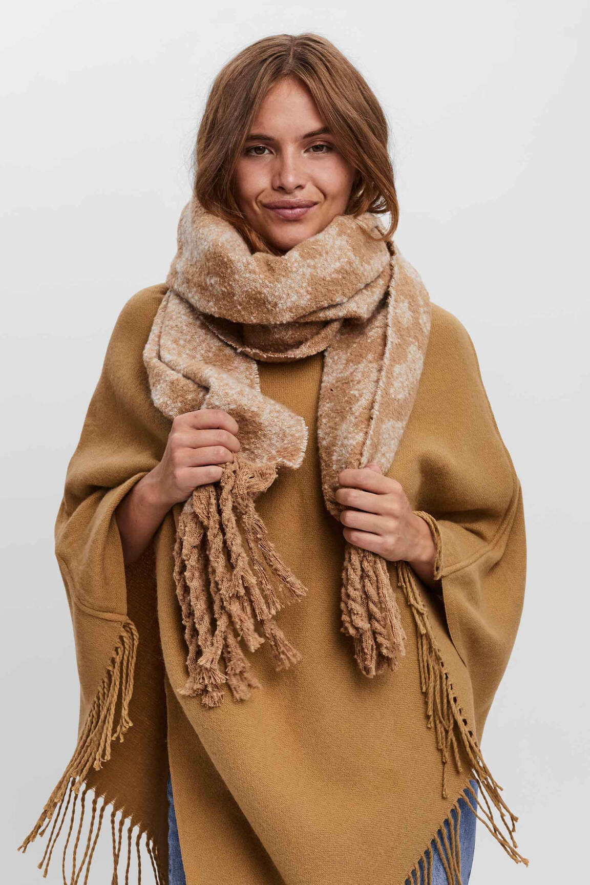 Šalikas rožinė VERO MODA moteris