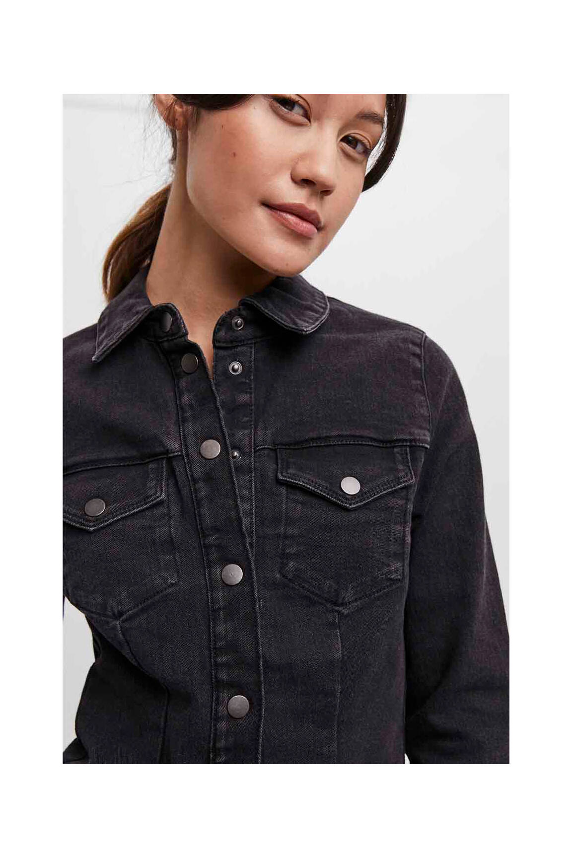 Trumpa suknelė juodas VERO MODA moteris