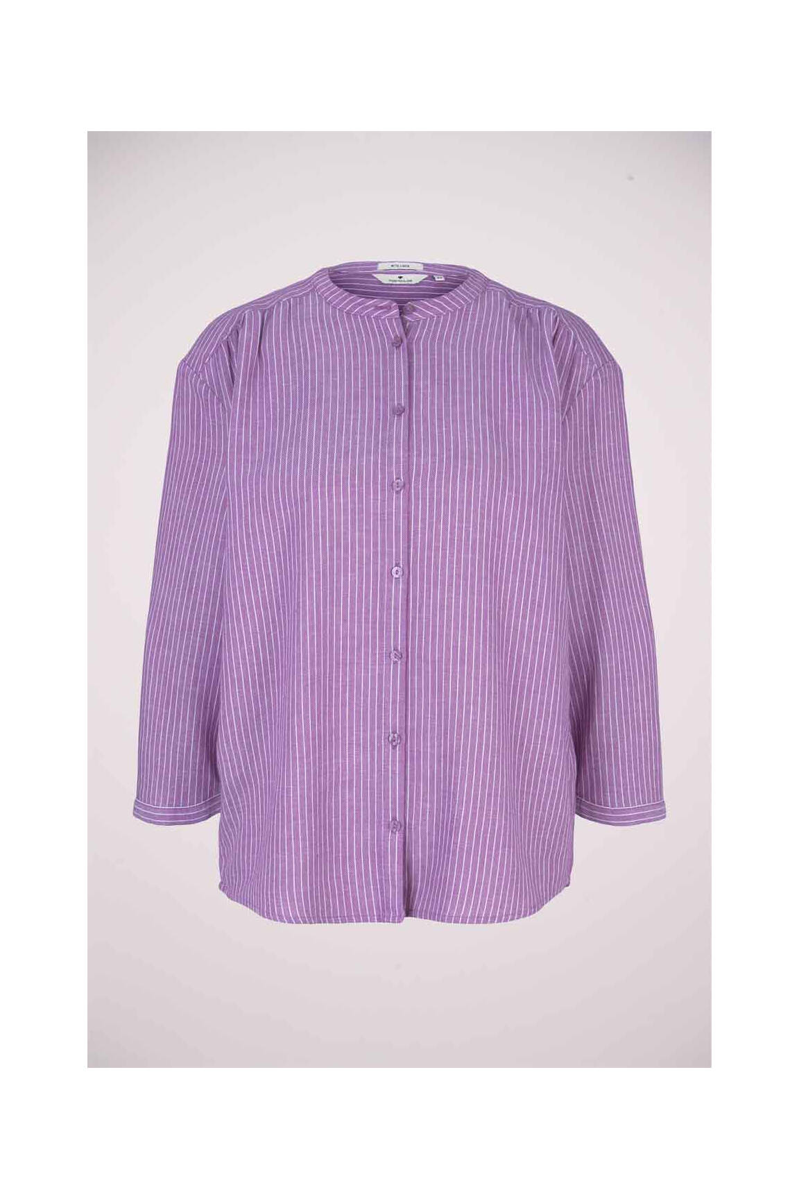 Moteriškas marškinys violetinis TOM TAILOR moteris