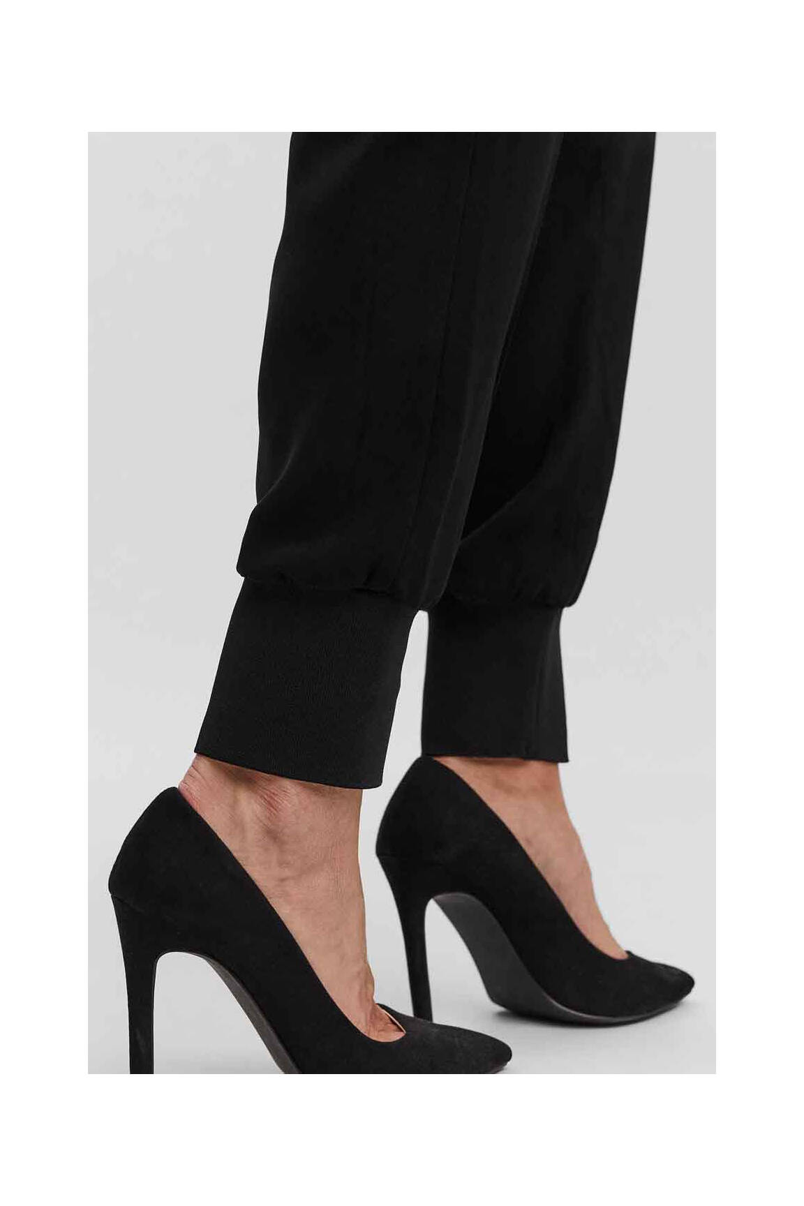 Lieknos kelnės juodas VERO MODA moteris