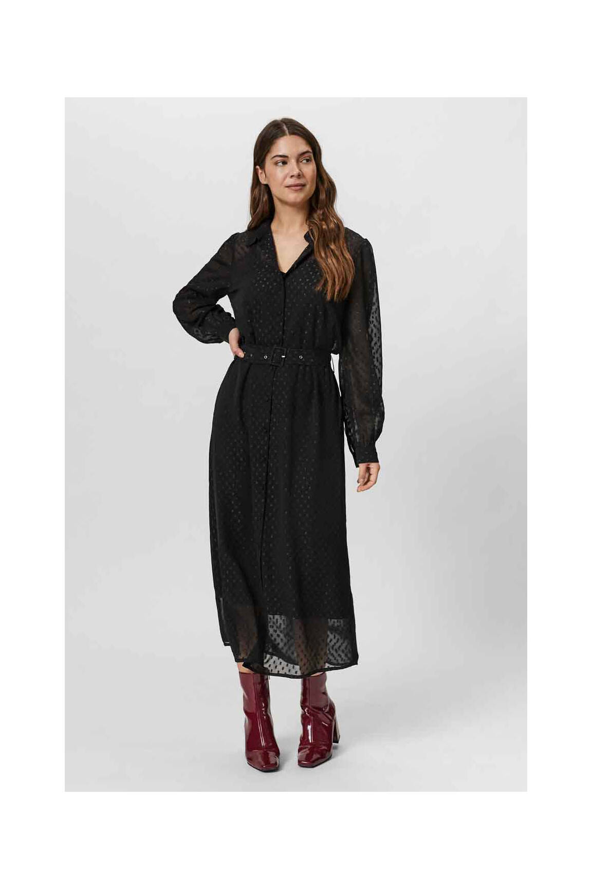Ilga suknelė juodas VERO MODA moteris