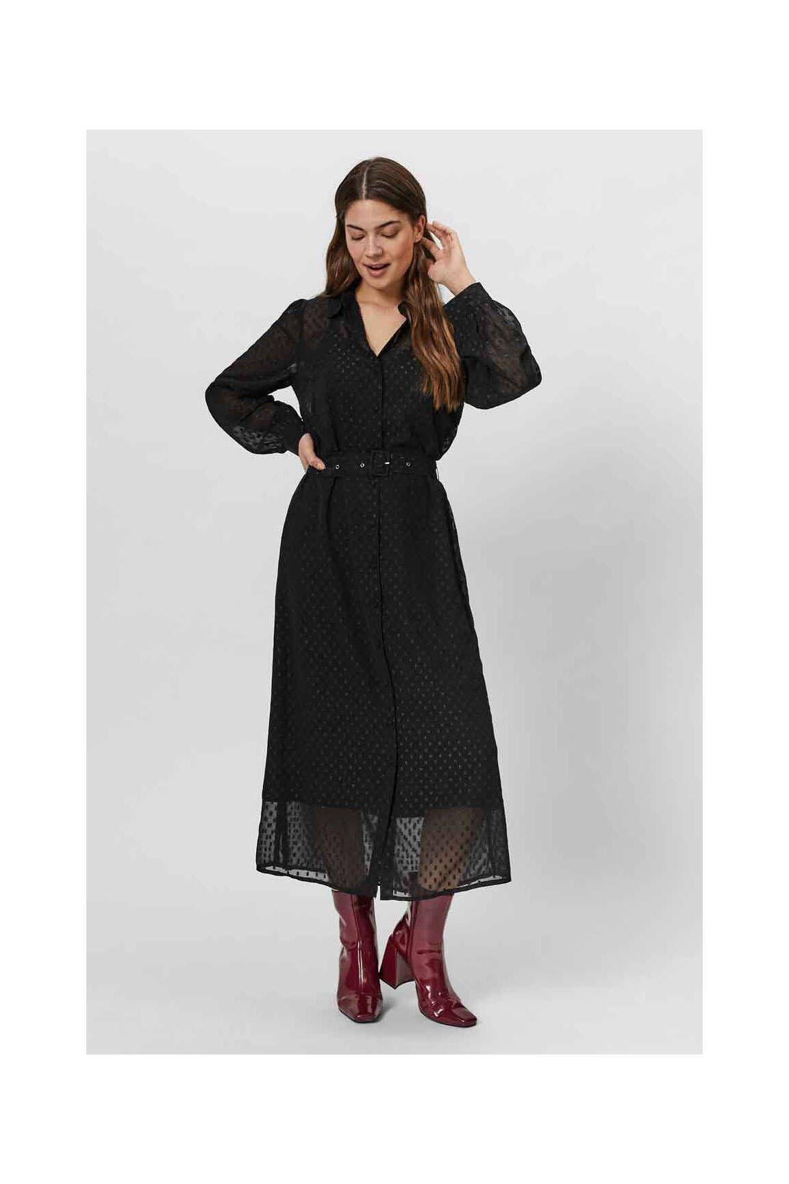 Ilga suknelė juodas VERO MODA moteris