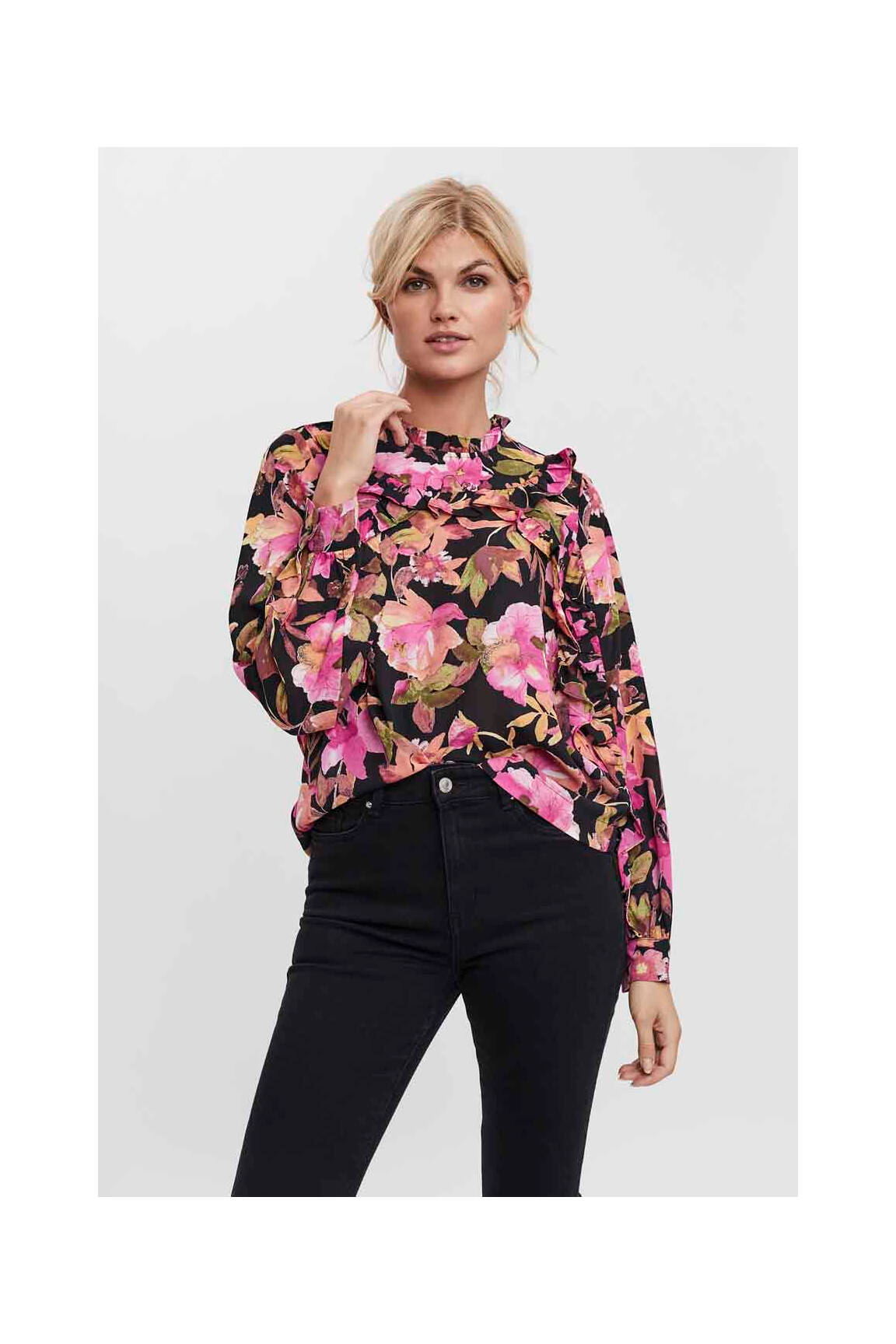 Moteriškas marškinys raudona VERO MODA moteris