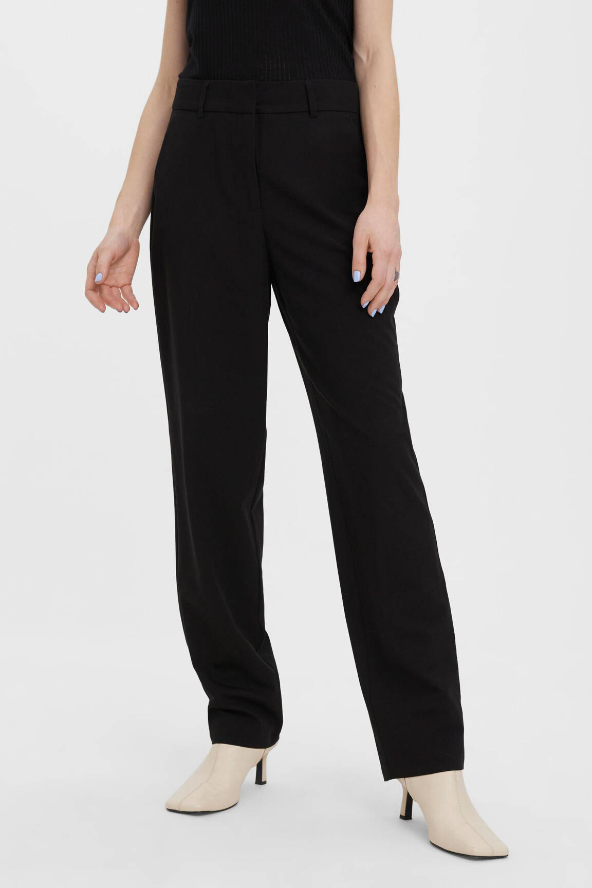Chino kelnė juodas VERO MODA moteris