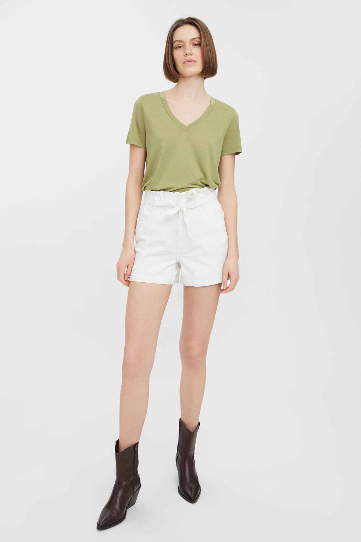 Šortas baltas VERO MODA moteris