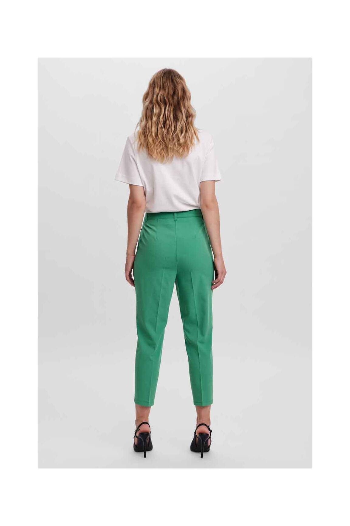 Lieknos kelnės žalias VERO MODA moteris