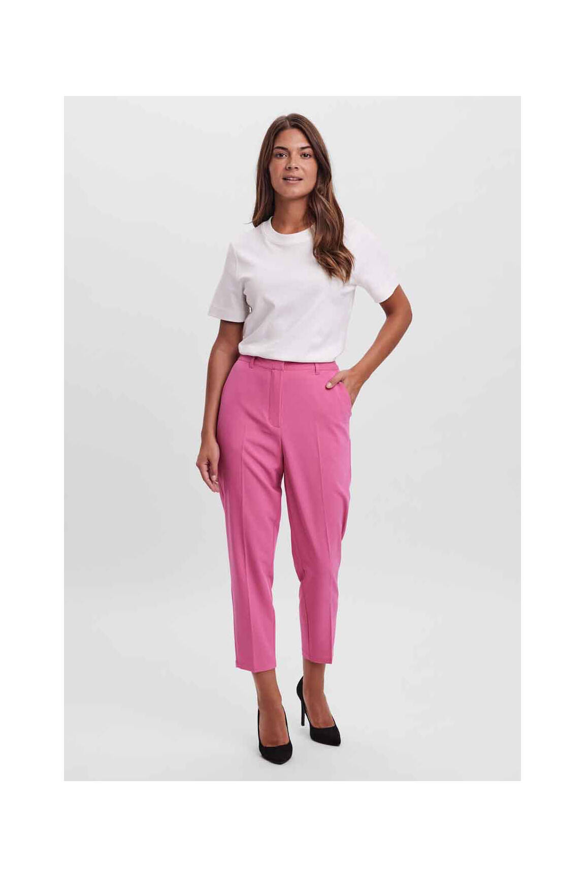 7/8 kelnės rožinė VERO MODA moteris