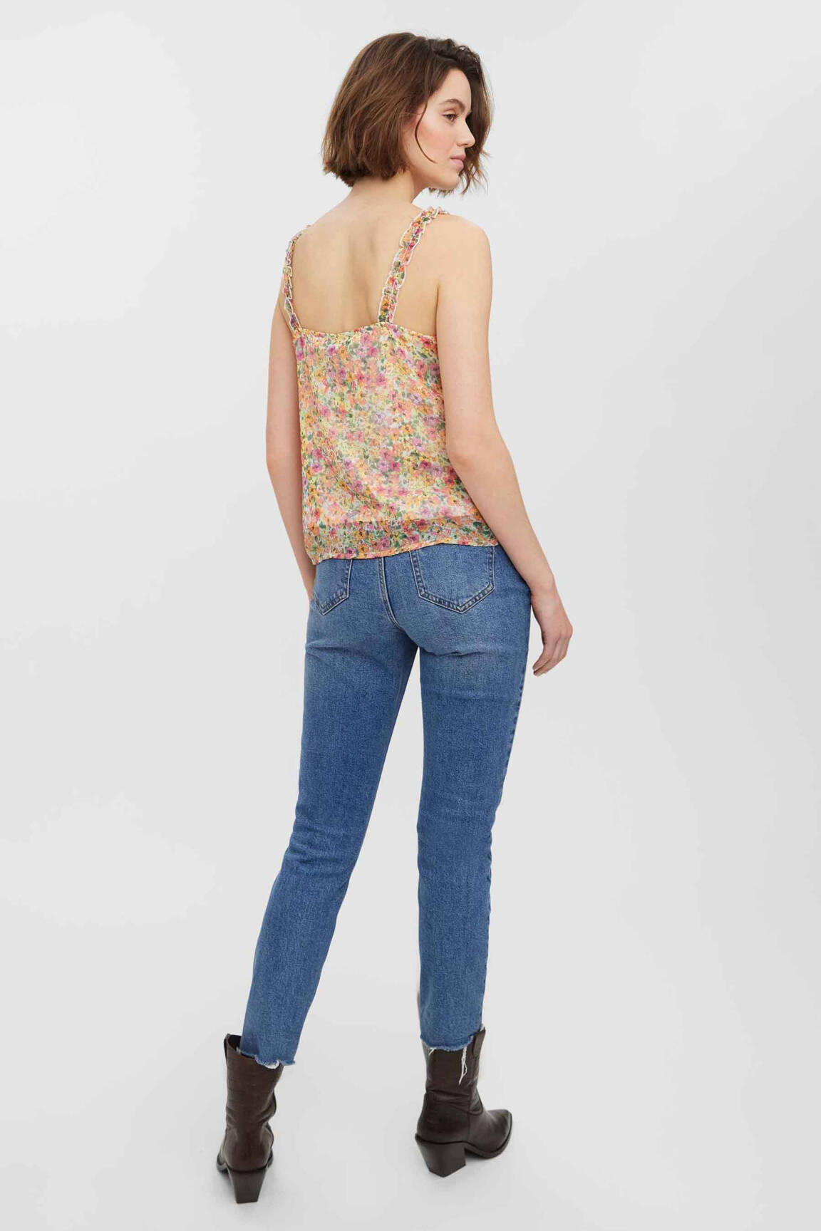 Moteriškas marškinys rožinė VERO MODA moteris