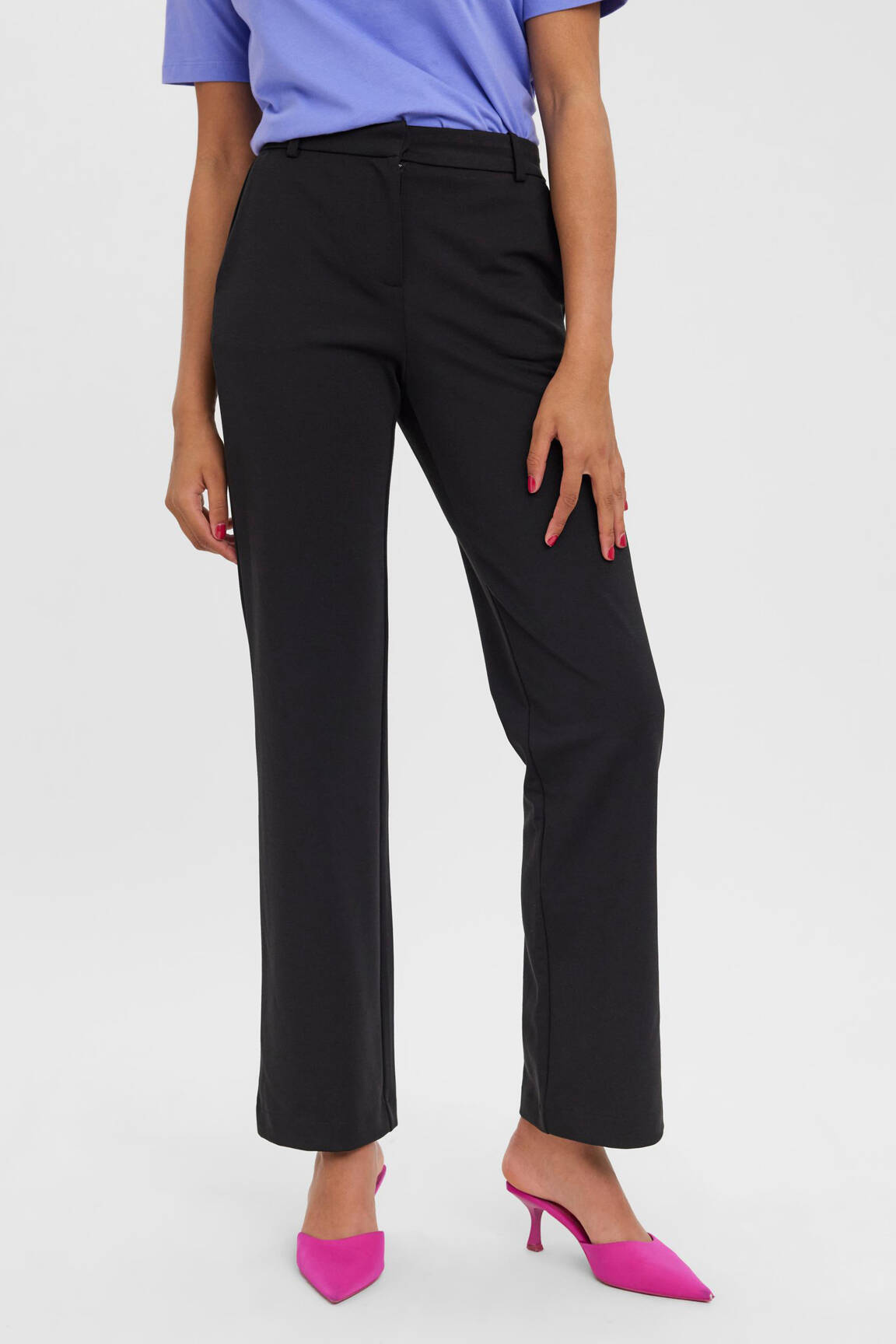 Chino kelnė juodas VERO MODA moteris