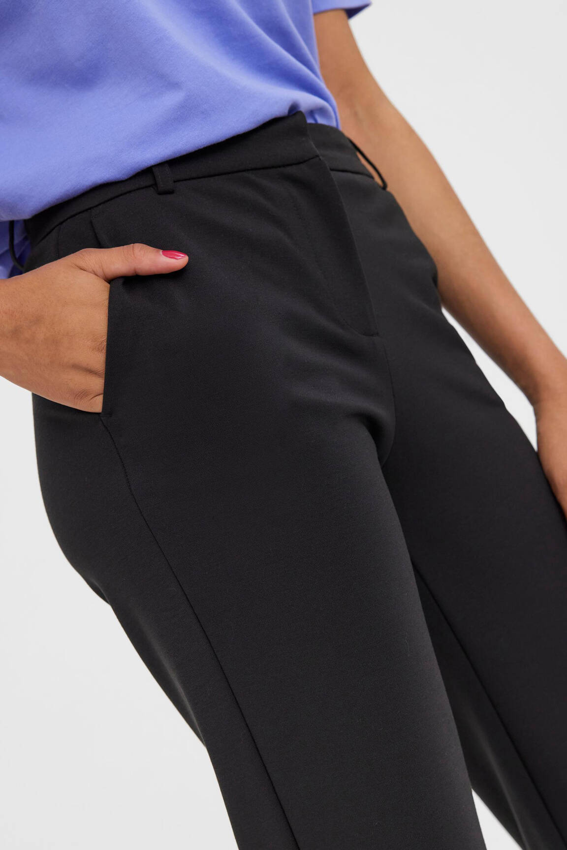 Chino kelnė juodas VERO MODA moteris