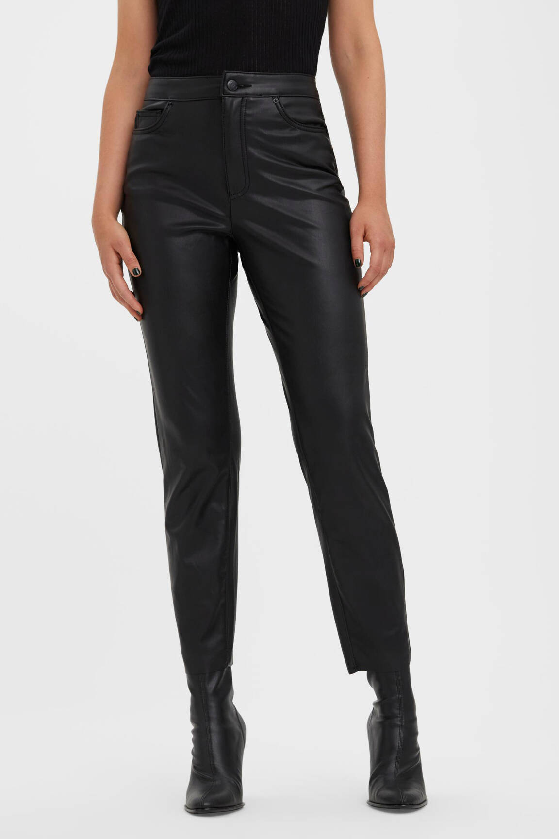 Lieknos kelnės juodas VERO MODA moteris