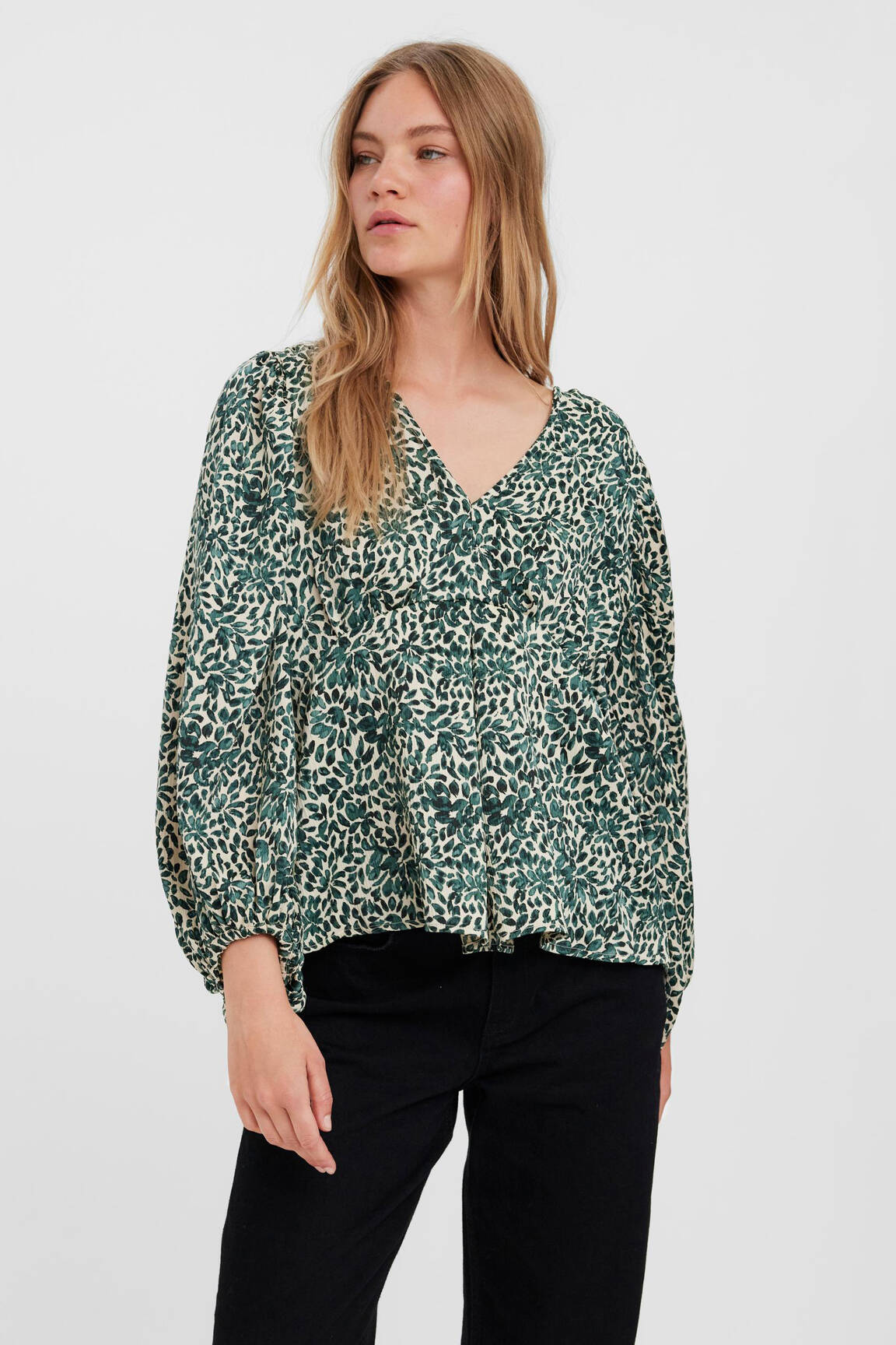 Moteriškas marškinys pilka VERO MODA moteris