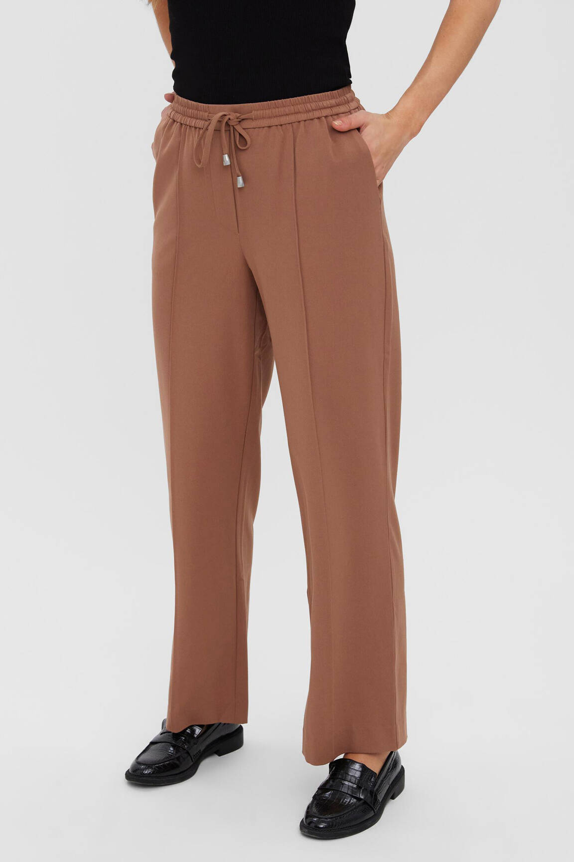 Tiesi kelnė rudas VERO MODA moteris