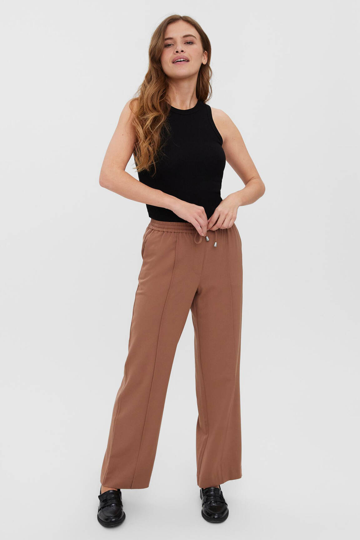 Tiesi kelnė rudas VERO MODA moteris