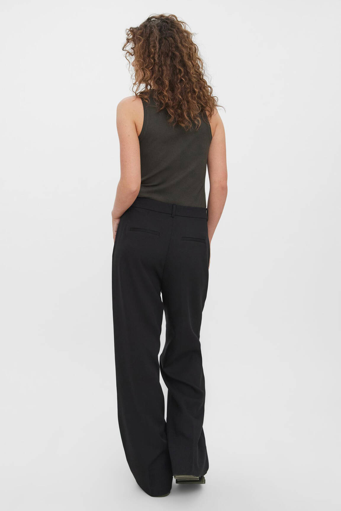 Chino kelnė juodas VERO MODA moteris