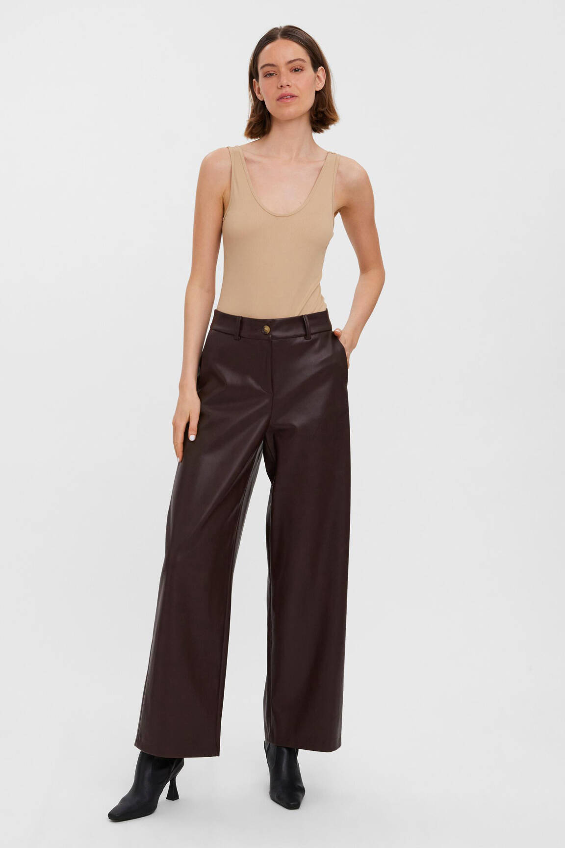 Platus kelnes rudas VERO MODA moteris