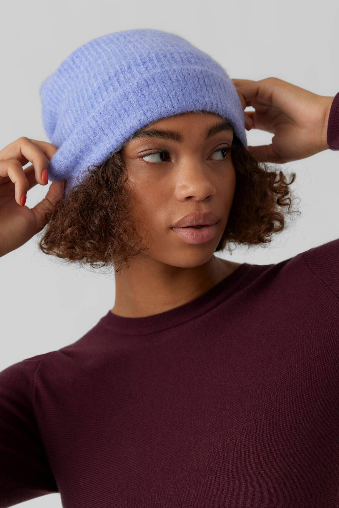 Kepurė violetinis VERO MODA moteris