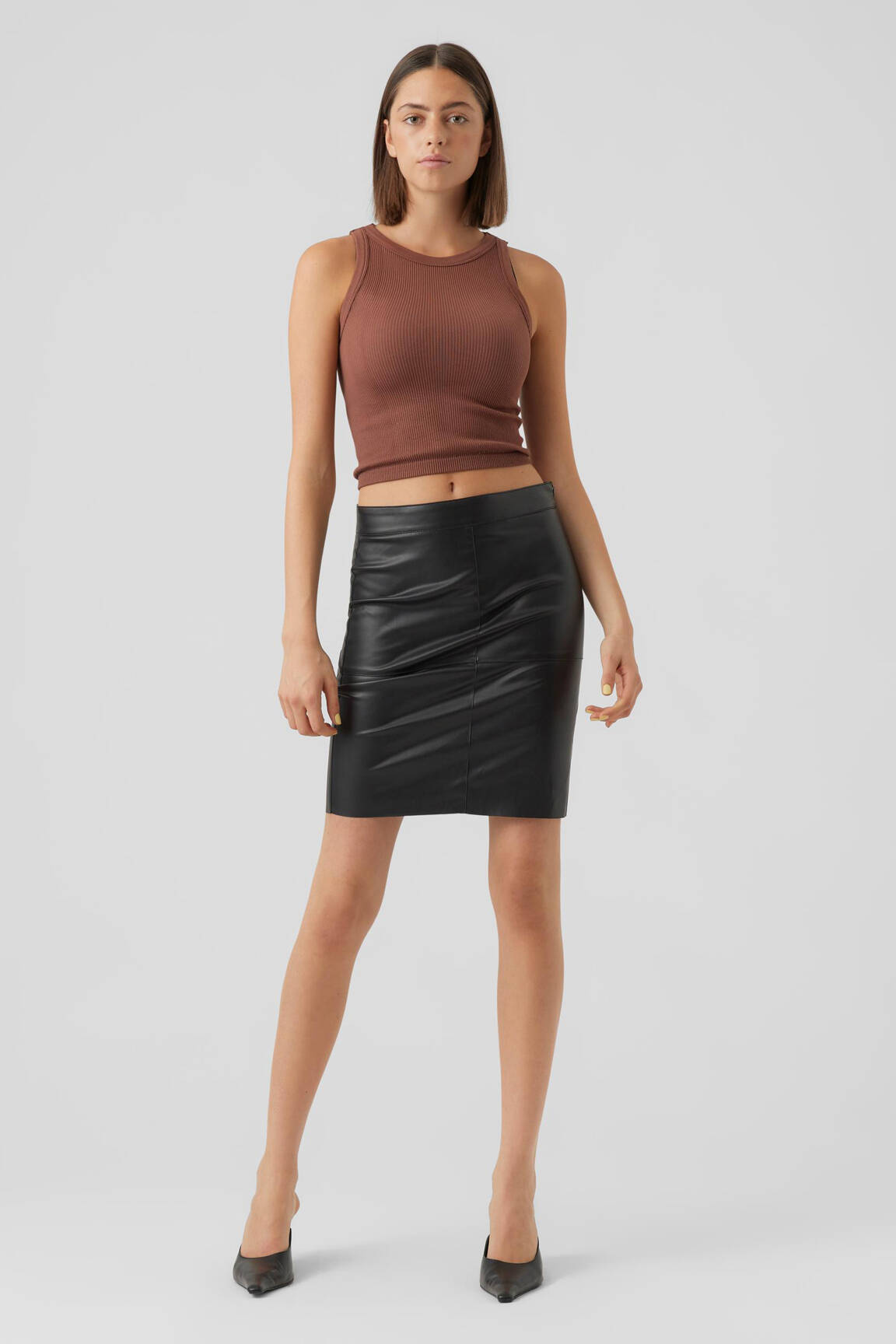 Trumpas sijonas juodas VERO MODA moteris