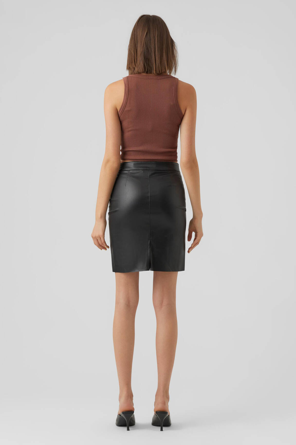 Trumpas sijonas juodas VERO MODA moteris