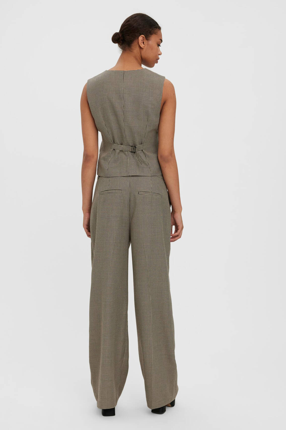 Chino kelnė rudas VERO MODA moteris